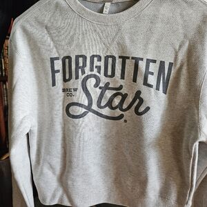 Forgotten star brewery crop top sweatshirt